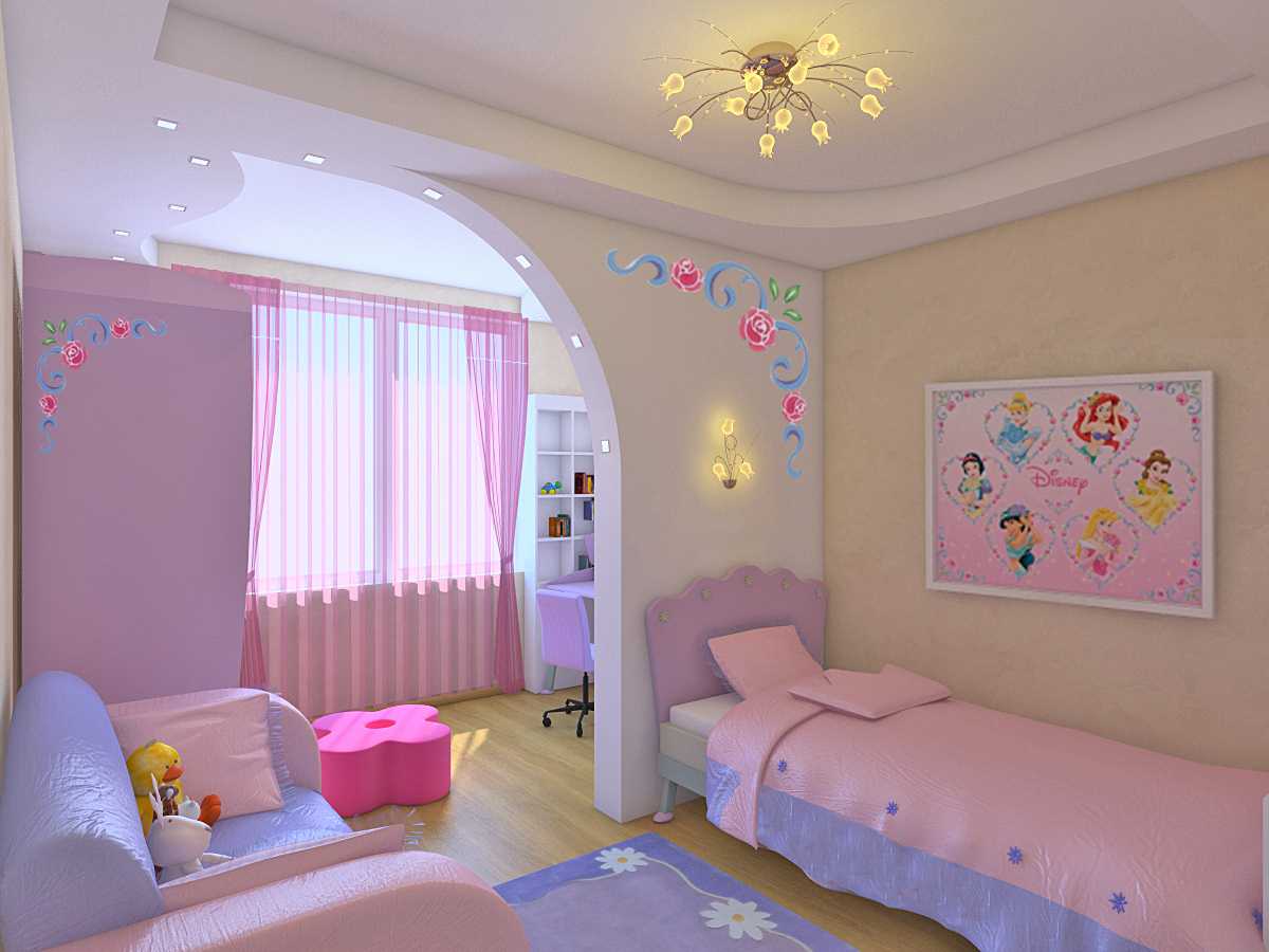 l'idée d'une chambre lumineuse pour une fille