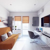 idea di design insolito appartamento con 2 camere da letto