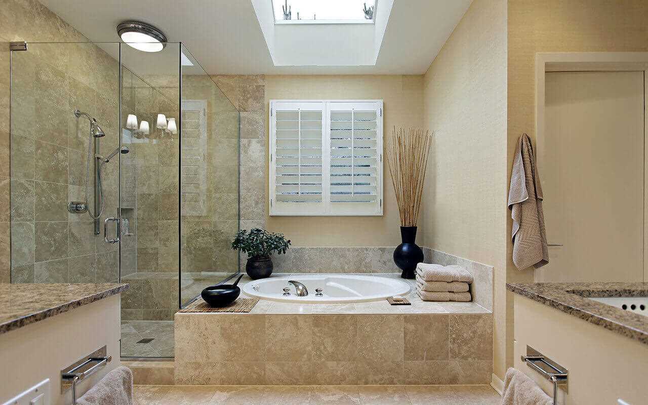 version of the original bathroom design