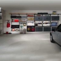 option d'une image de garage de style fonctionnel