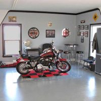 the idea of ​​a beautiful garage photo design