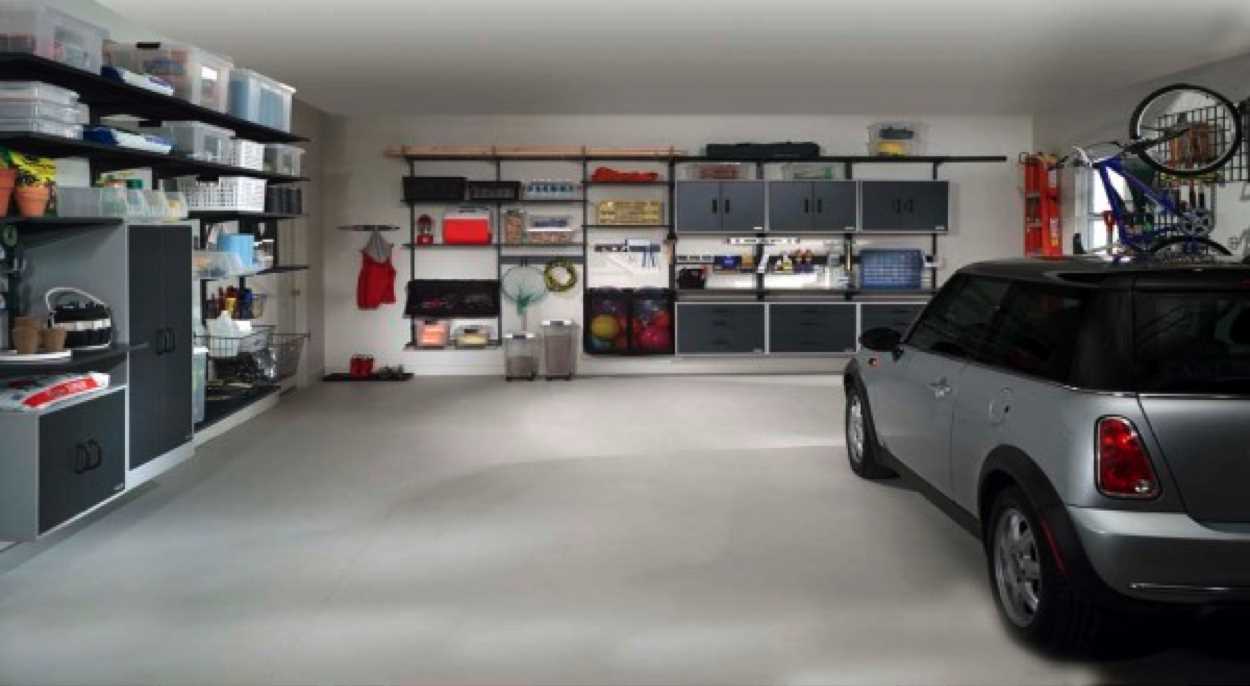 version de l'intérieur du garage d'origine