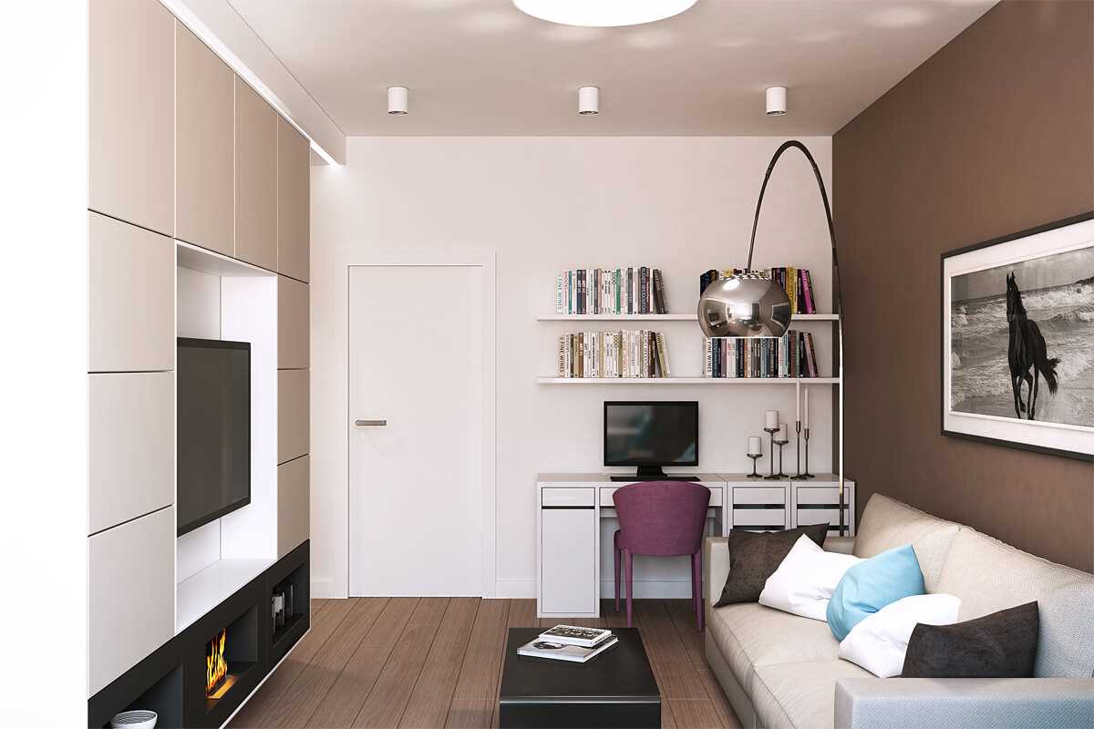 the idea of ​​an unusual apartment design