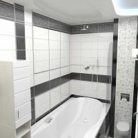 opzione foto stile bagno bianco brillante