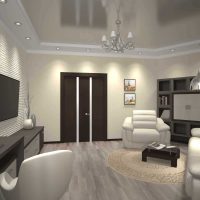 the idea of ​​the original design of the apartment picture