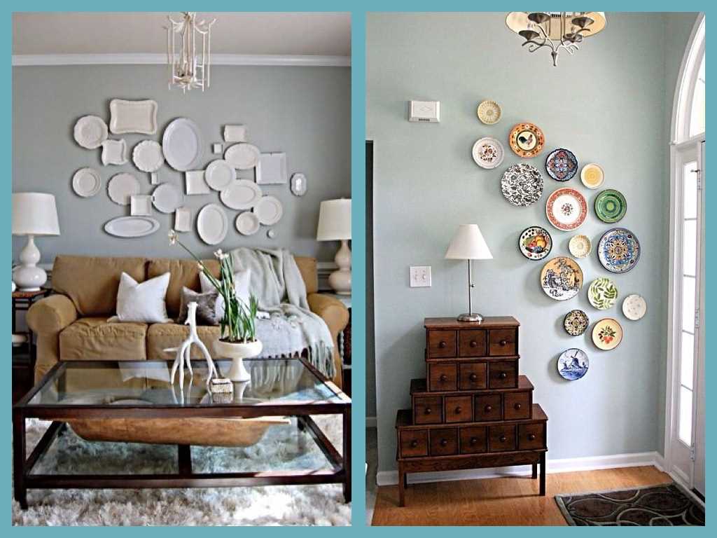 ideja svijetlog dizajna sobe s ukrasnim pločama na zidu