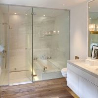 the idea of ​​a beautiful style of a bathroom in an apartment picture