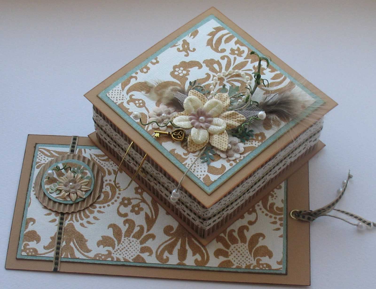 do-it-yourself idea of ​​the original jewelry box decoration