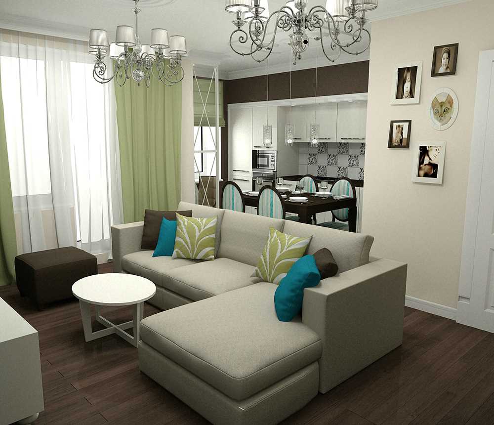 the idea of ​​the original bedroom decor 3-room apartment