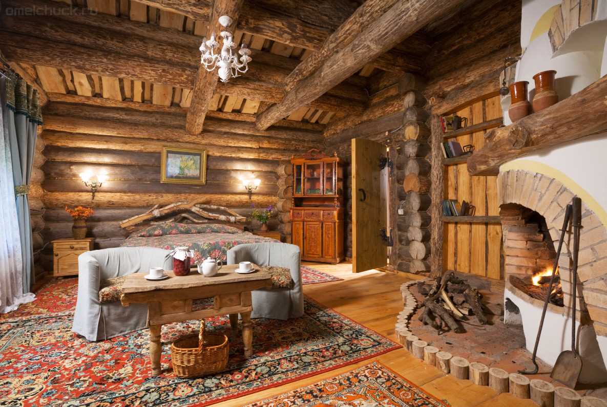 version of the original decor of a rustic apartment