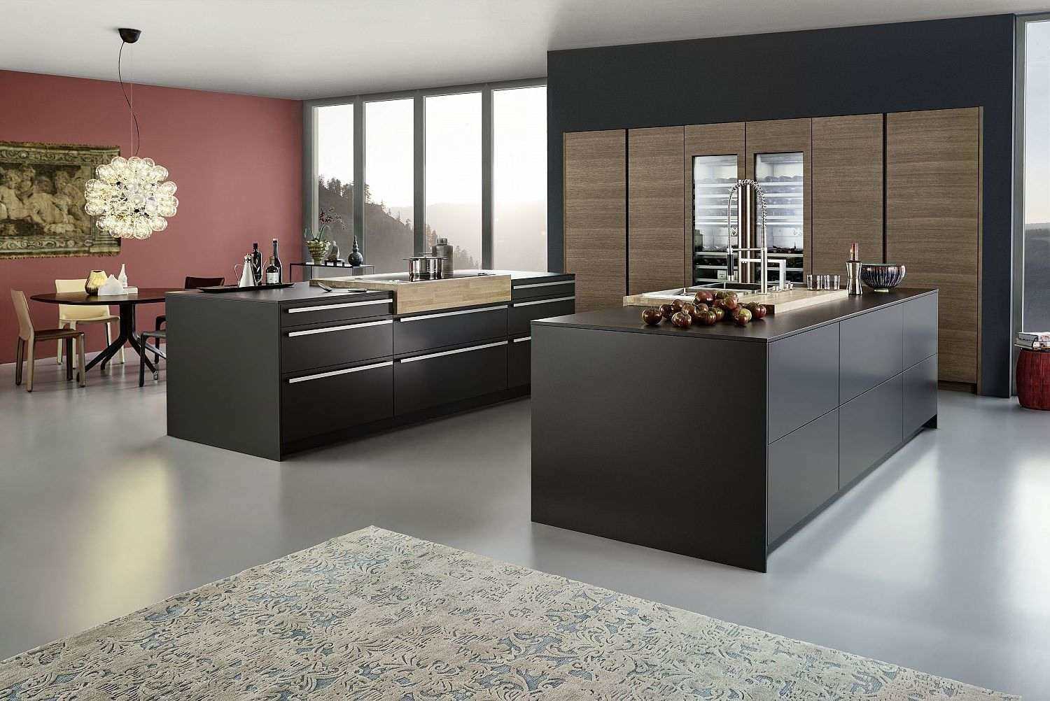 opzione di design brillante per una grande cucina