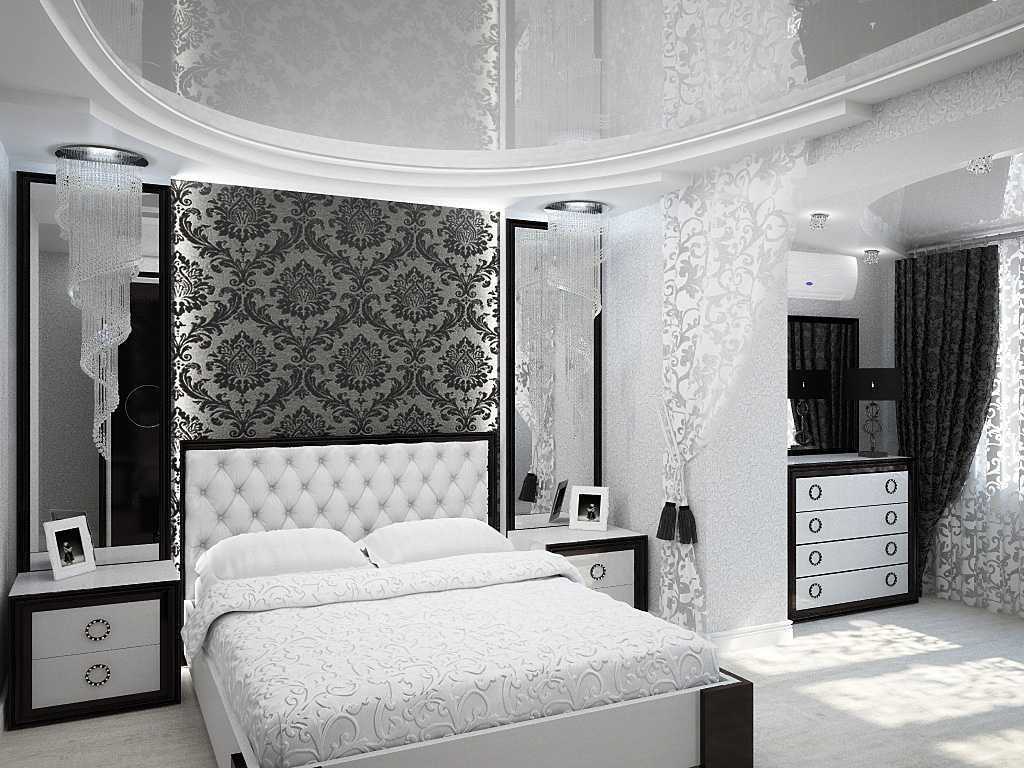 variante du style insolite de la chambre en blanc