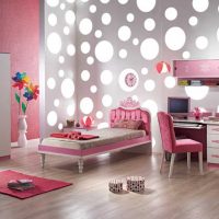 the idea of ​​a beautiful decor for a girl’s nursery photo