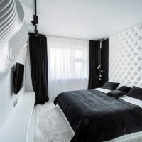 varijanta svijetle unutrašnjosti slike bijele spavaće sobe