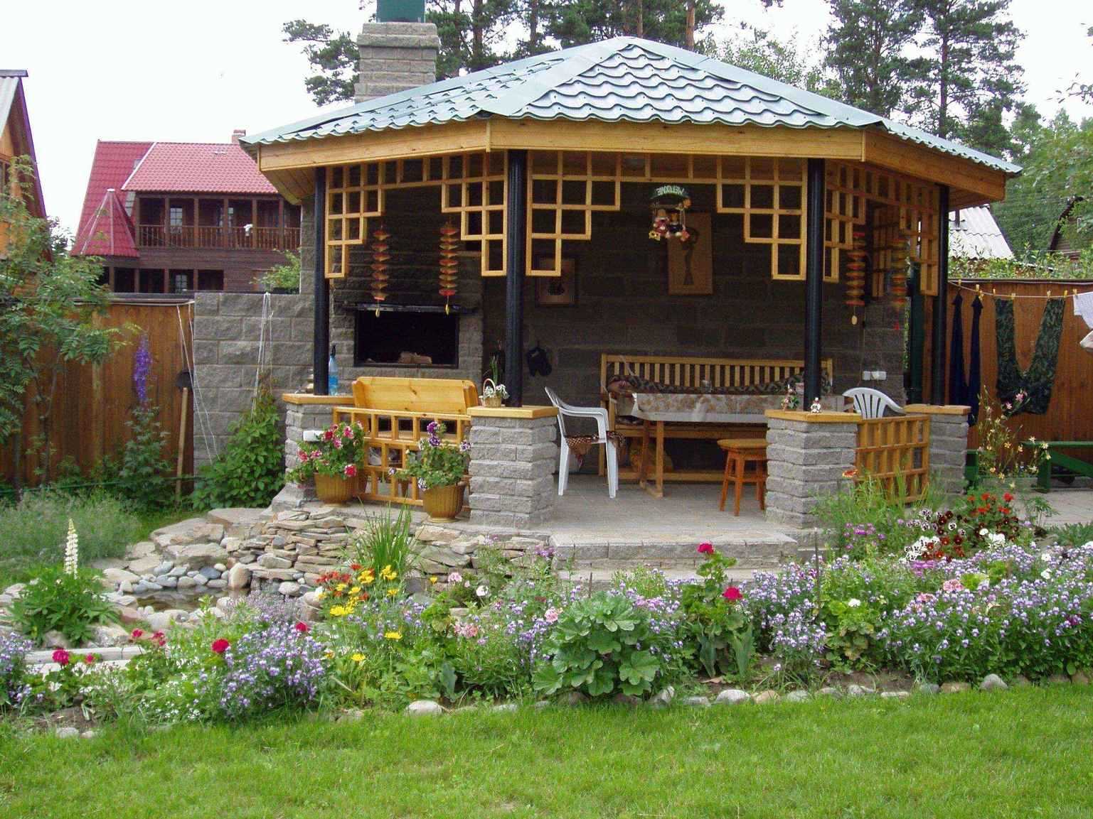 idea gazebo dalaman moden