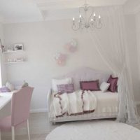 idea of ​​a bright interior for a girl’s picture