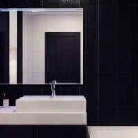 l'idea di un bellissimo bagno di design di 6 mq