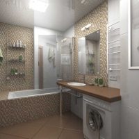 versione di un bellissimo design dell'immagine di 6 mq del bagno