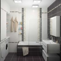 svijetla opcija dizajna fotografije velike kupaonice