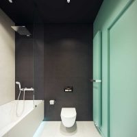 idea di un bagno in stile moderno di 6 mq