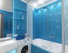 the idea of ​​a bright bathroom interior 4 sq.m picture