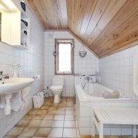 l'idea di un bellissimo design di un bagno con una finestra fotografica