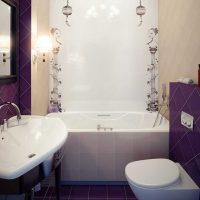 version of the beautiful bathroom interior 2.5 sq.m picture