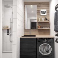 versione di un bellissimo bagno interno di 2,5 mq