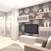 primjer prekrasnog interijera modernog stana slika 65 m²