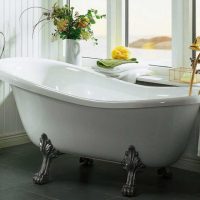 idée de design moderne salle de bain avec image de la fenêtre