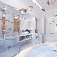 idea di un insolito bagno interno di 4 mq