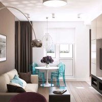 example of a beautiful apartment design 65 sq.m photo