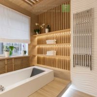 idea of ​​a beautiful interior of a large bathroom photo