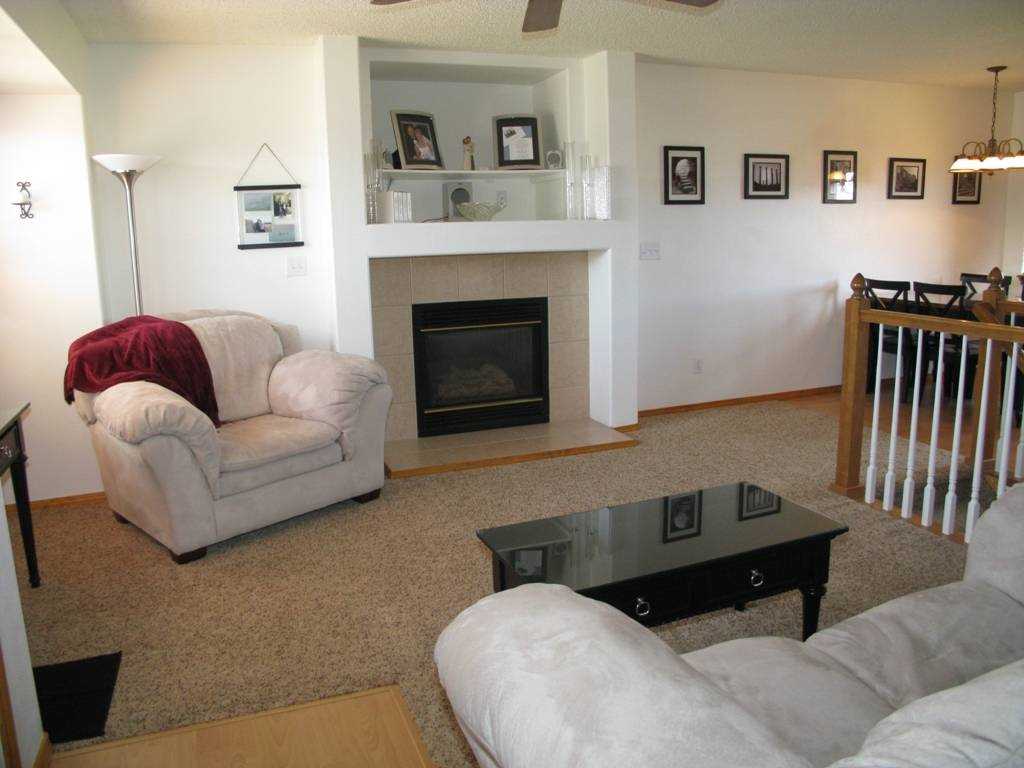 version of the beautiful design of the living room with fireplace