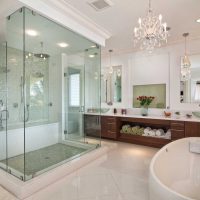 idea of ​​a bright interior large bathroom picture