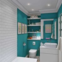 idea of ​​a beautiful bathroom style 4 sq.m photo