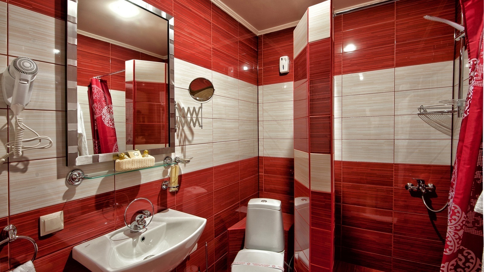 opcija neobičnog interijera kupaonice od 5 m²
