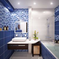 idea of ​​a modern bathroom interior 6 sq.m photo