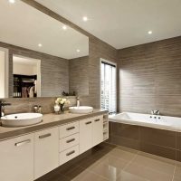 idea of ​​a modern bathroom interior 2.5 sq.m picture