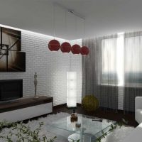 verzija prekrasnog dizajna dnevne sobe u stilu slike minimalizma