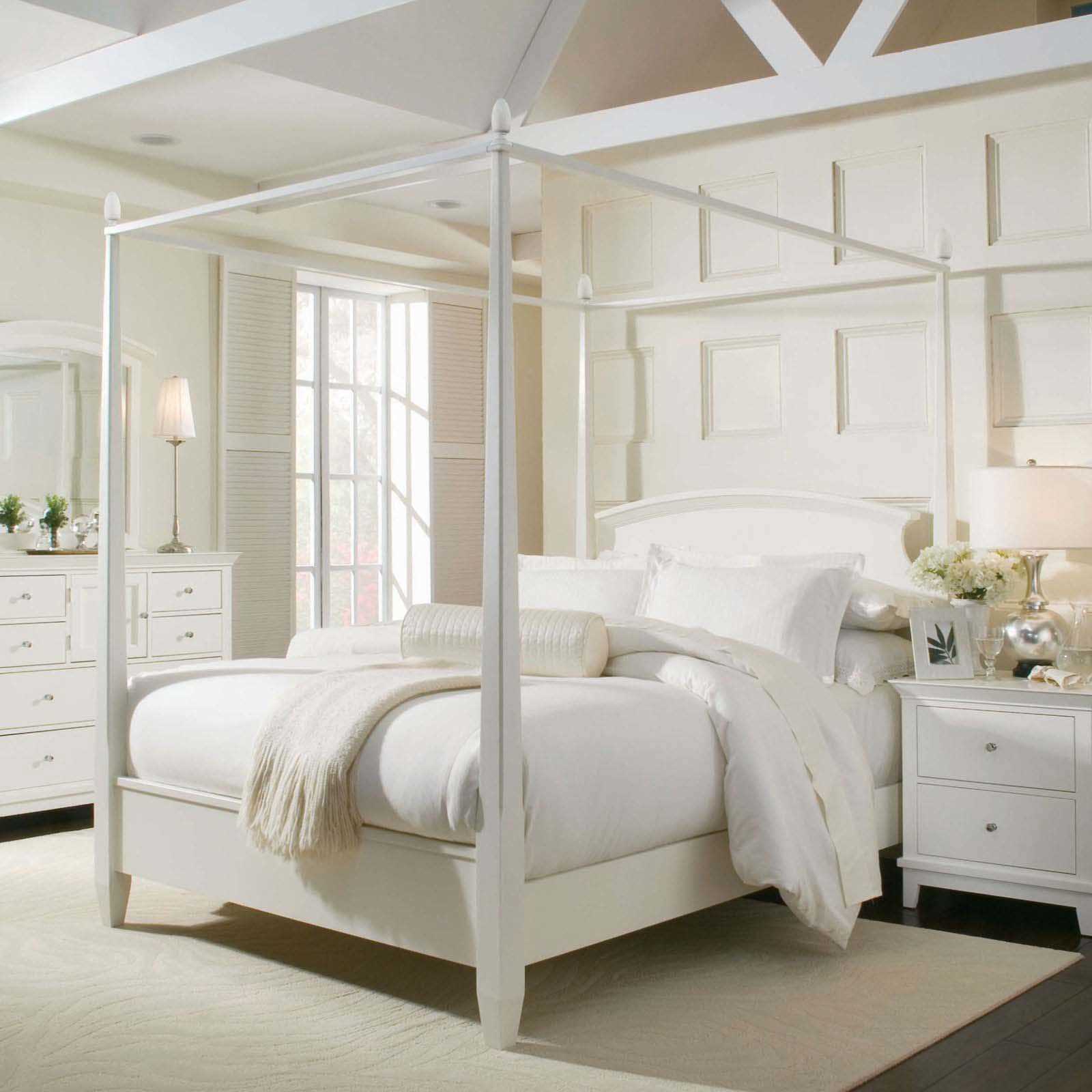 l'idée d'un beau style de chambre blanche