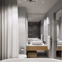 option bright interior bathroom 4 sq.m photo