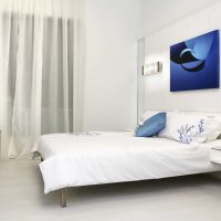 version du design moderne d'une photo de chambre blanche