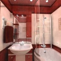 option of a modern interior large bathroom picture