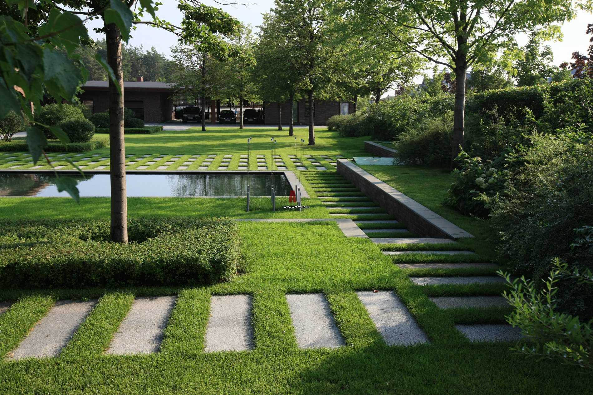 idée de l'aménagement paysager insolite du jardin