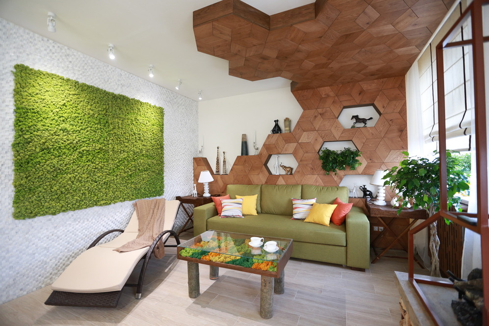 eco style in the living room 18m