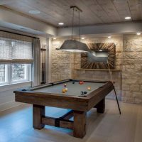 idea of ​​unusual design of billiard photo