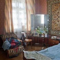 the idea of ​​an unusual interior room in the Soviet style photo