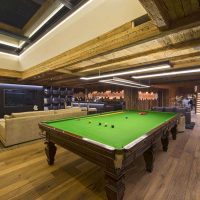 version of the beautiful design of the billiard room picture