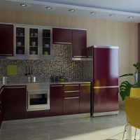 varijanta kuhinje u svijetlom stilu fotografija 9 m²